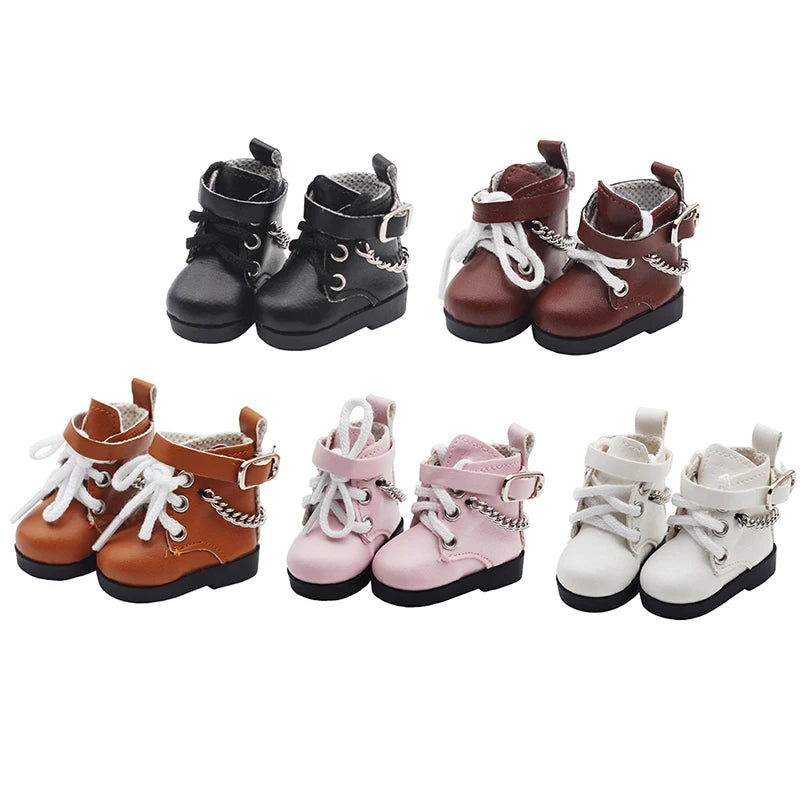 Mini Doll Shoes Chain Shoes High-top - HAND MADE