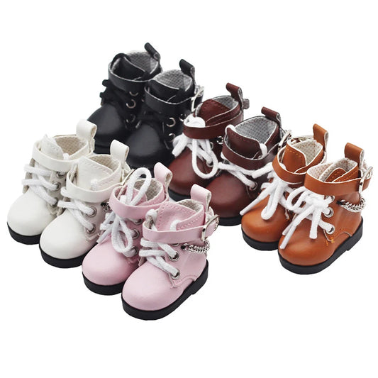 Mini Doll Shoes Chain Shoes High-top - HAND MADE